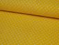 Preview: Baumwollstoff, Punkte,0,7cm, gelb