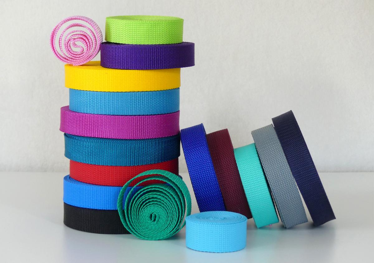 Gurtband 25mm breit in diversen Farben